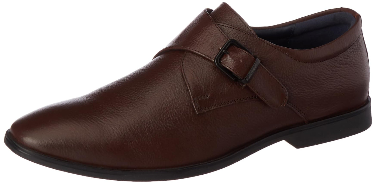 Hush Puppies Men's Aaron Monk E 23 Formal (8554000_Dark Brown_7 UK)
