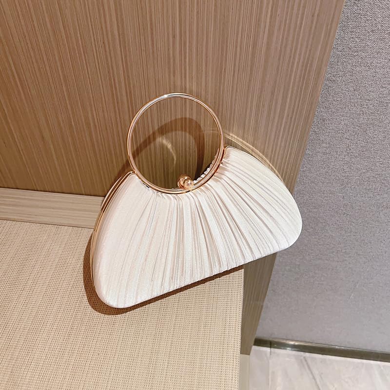 Mastyle® Ring Handle Clutch Handbag For Women With Minimal Design