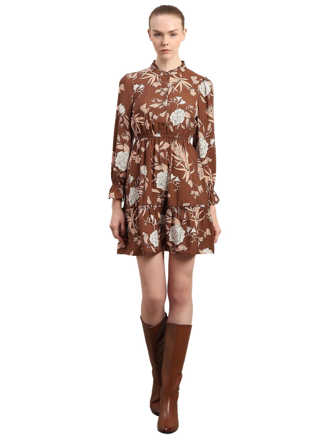 VERO Moda Women's Polyester A-Line Mini Dress