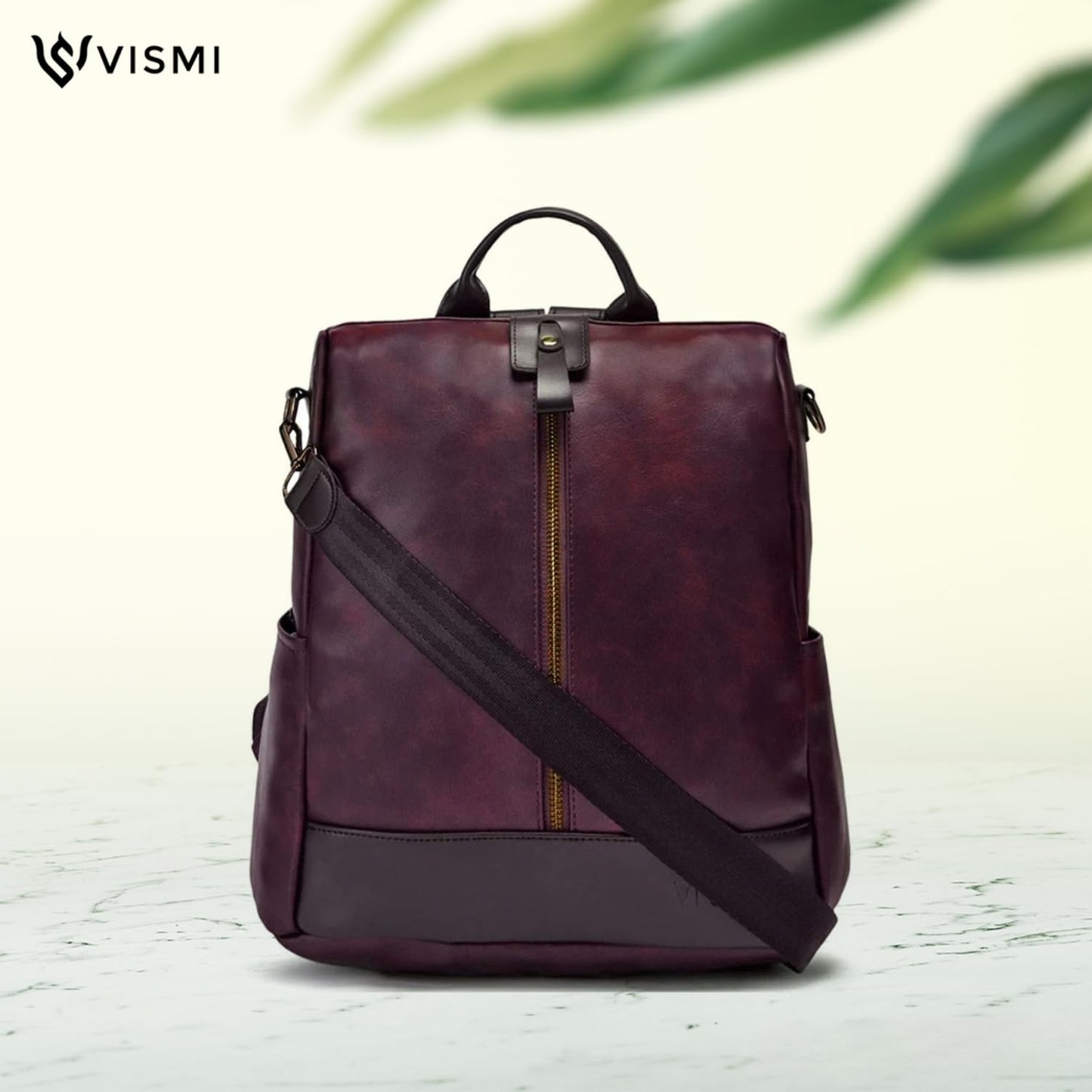 VISMIINTREND Backpack Bags for Women/Girls Stylish| Shoulder Sling Handbag Purse| Office | Travel | College | Daily-Use | Convertible |13 Inch Laptop Backpacks | Corporate Gifts|Rakhi Gift for Sister