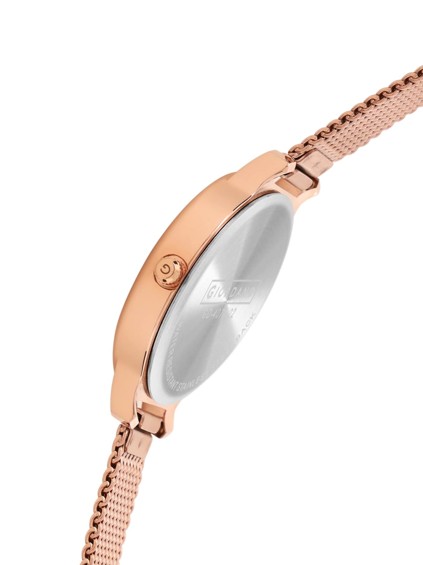 Giordano AW22 Collection Analog Watch for Women Stylish Metal Strap| 3 Hands Mechanism with Water Resistance Latest Generation Premium Analogue Watches Ideal Gift for Female, Ladies & Girls - GD4071