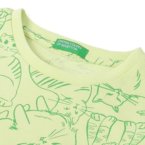 United Colors of Benetton Regular Fit Round Neck Printed T-Shirt