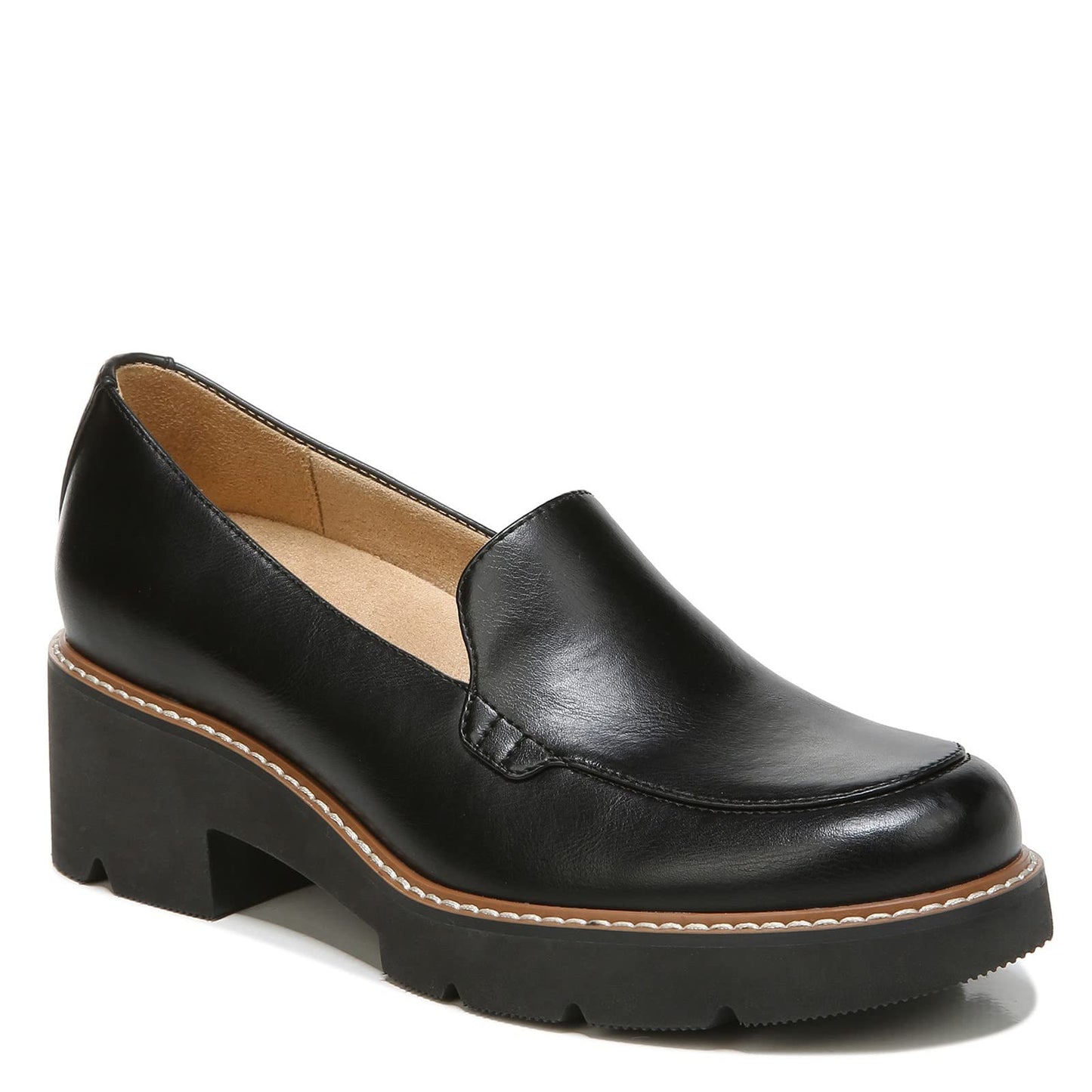Naturalizer Women Cabaret Loafer, Black Synthetic, 9