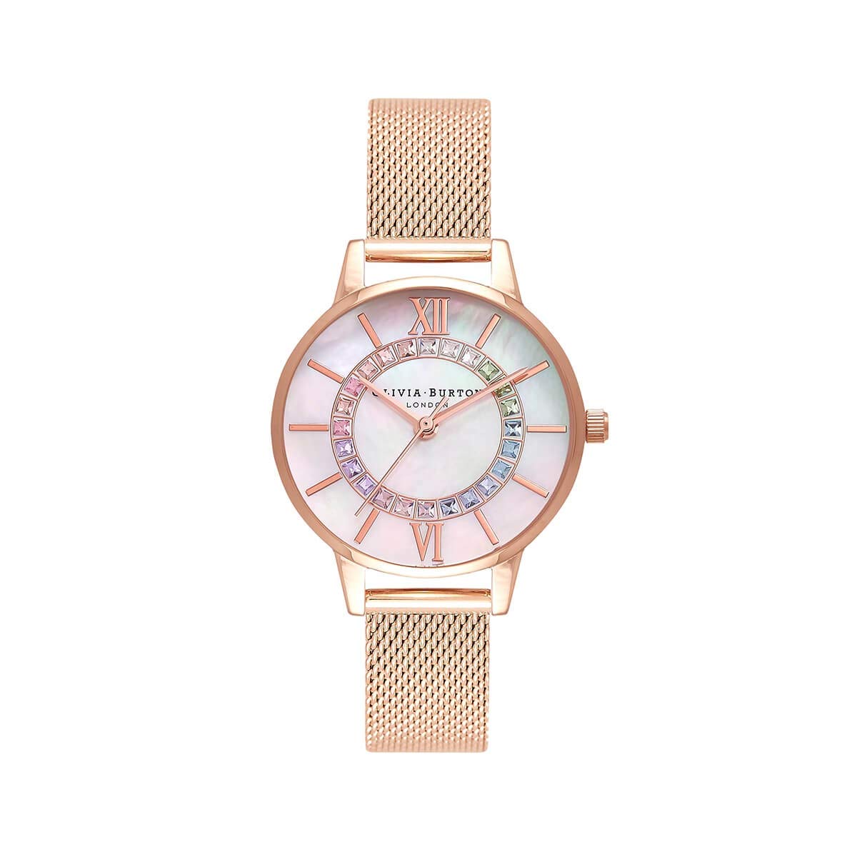 Olivia Burton Wonderland Analog White Dial Women's Watch-OB16WD95