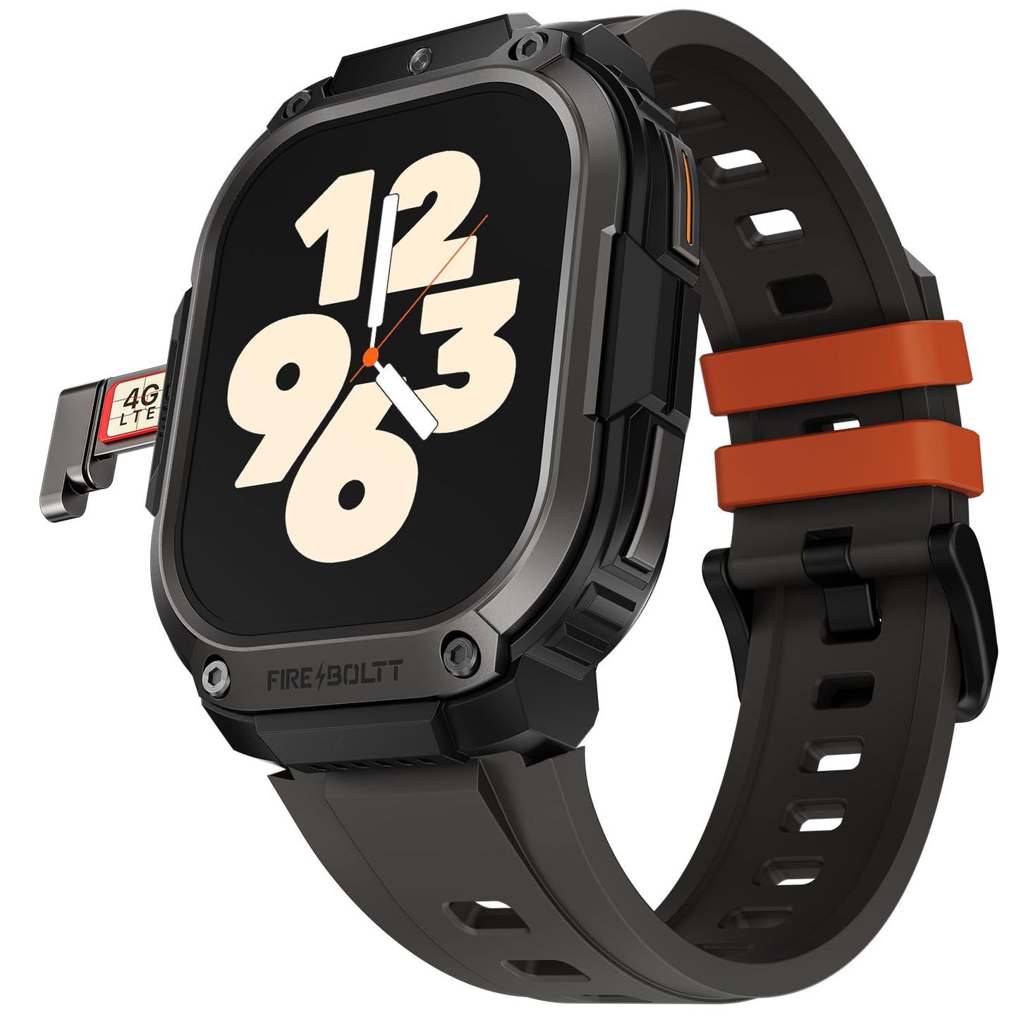 Fire-Boltt Clickk 54.1mm (2.12 inch) AMOLED Display, Front Camera, Nano SIM Slot, 1000mAh Smartwatch