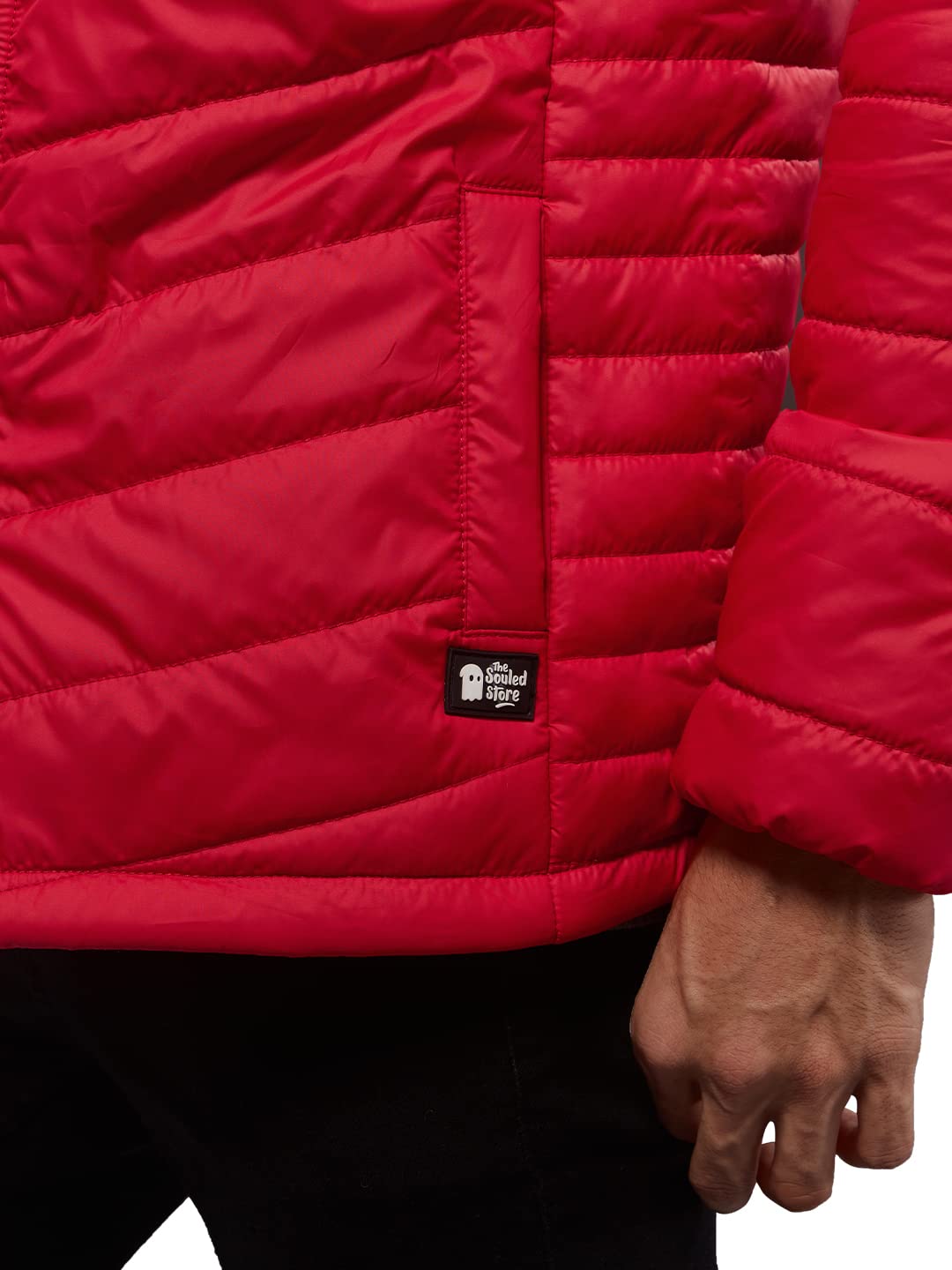 The Souled Store Mens & Boys 100% Cotton Official SupermanLogo Multicolored Printed Puffer Jackets (Medium)