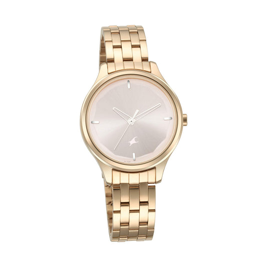 Fastrack Casual Analog Rose Gold Dial Women's Watch-6248WM01