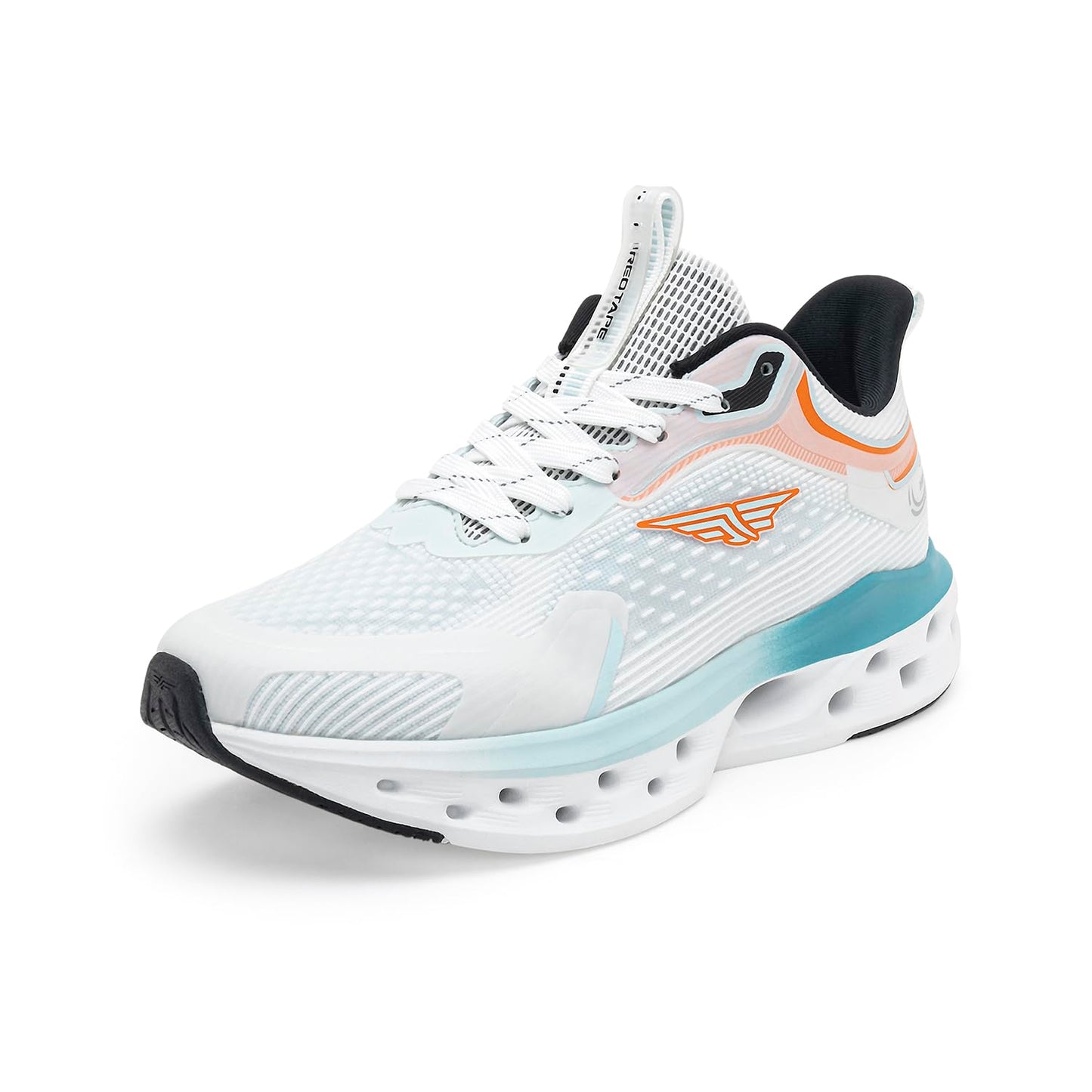 Red Tape Sports Walking Shoes for Men | Soft Cushioned Insole, Slip-Resistance, Dynamic Feet Support, Arch Support & Shock Absorption RSO3585-6 White Blue