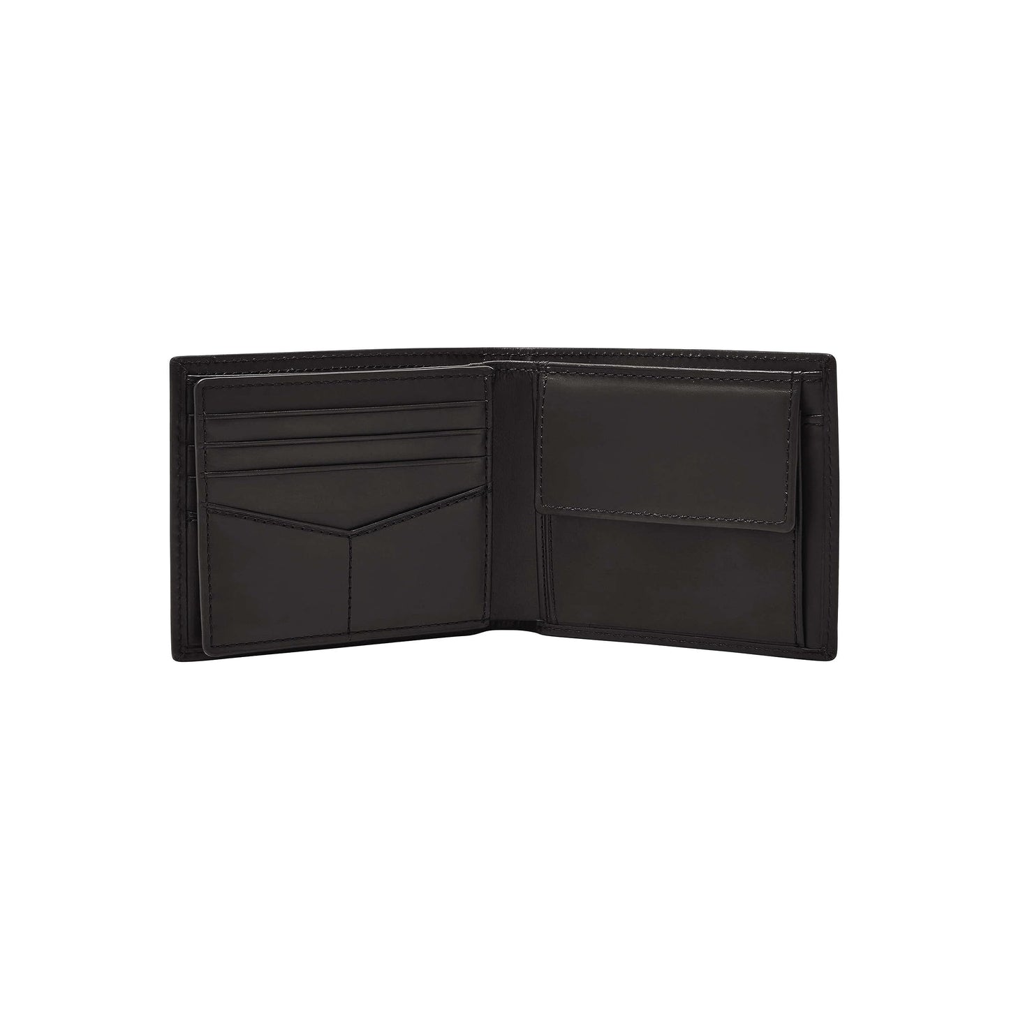 Fossil Derrick Black Men Leather Wallet Ml3687001