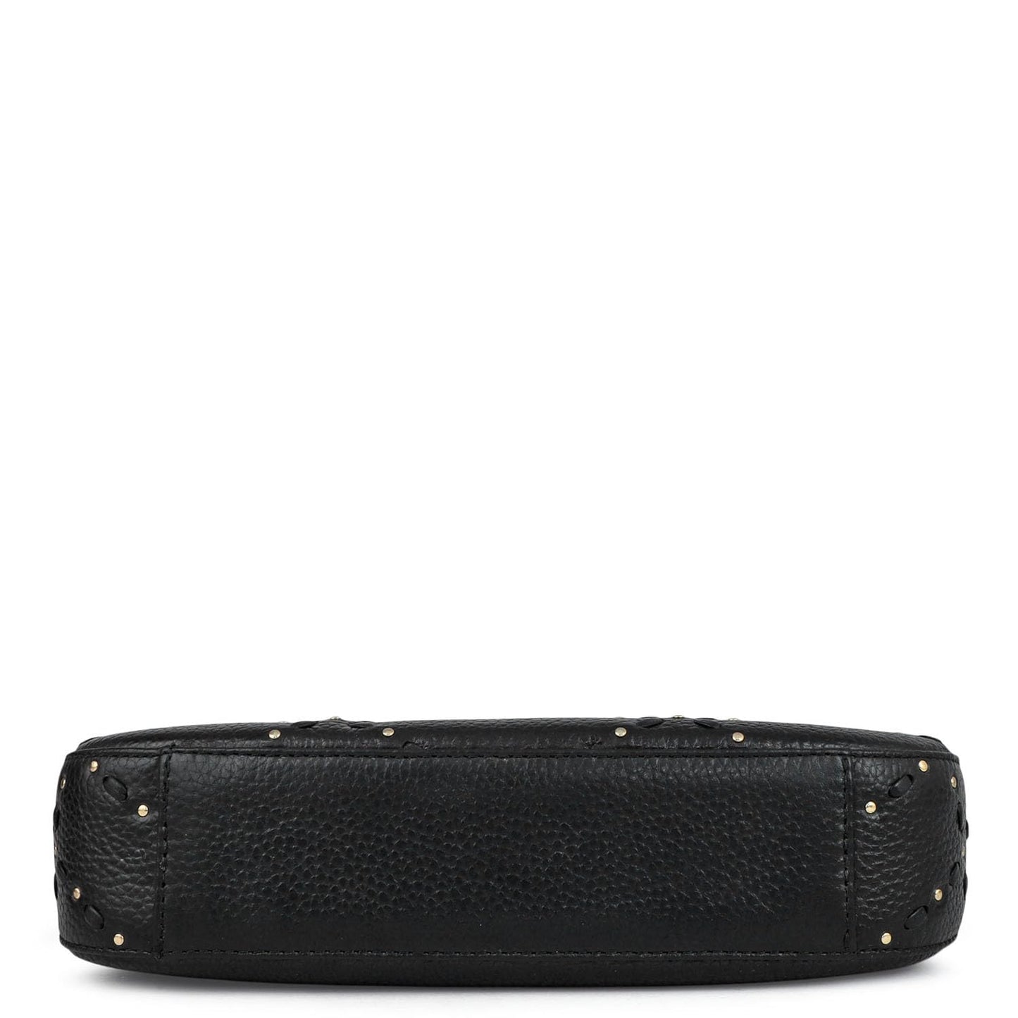 Da Milano Leather Shoulder Bag for Women - Black