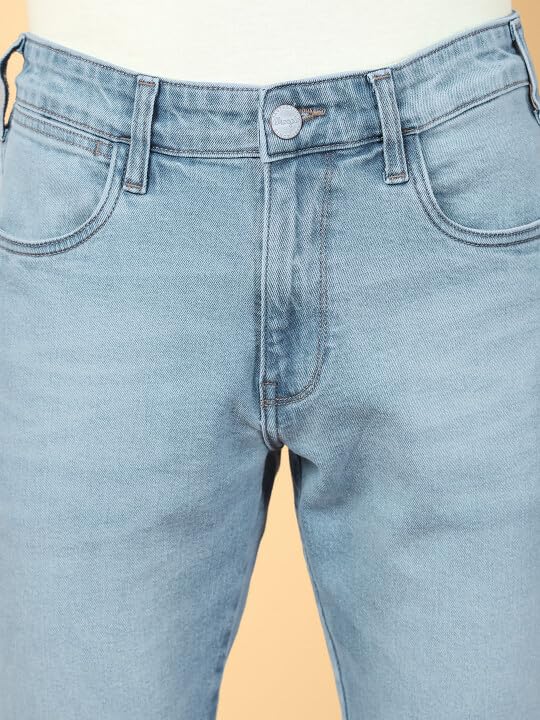 Wrangler Men's Regular Jeans (WMJN006836_Azure Blue_30)