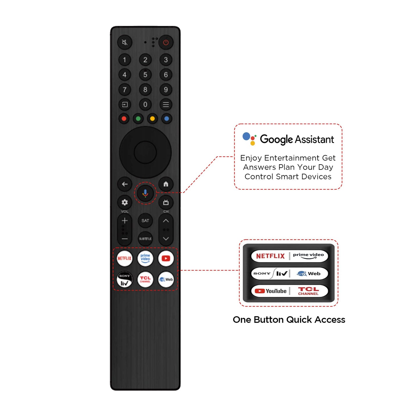 TCL 139 cm (55 inches) 4K UHD Smart QD-Mini LED Google TV 55Q6C