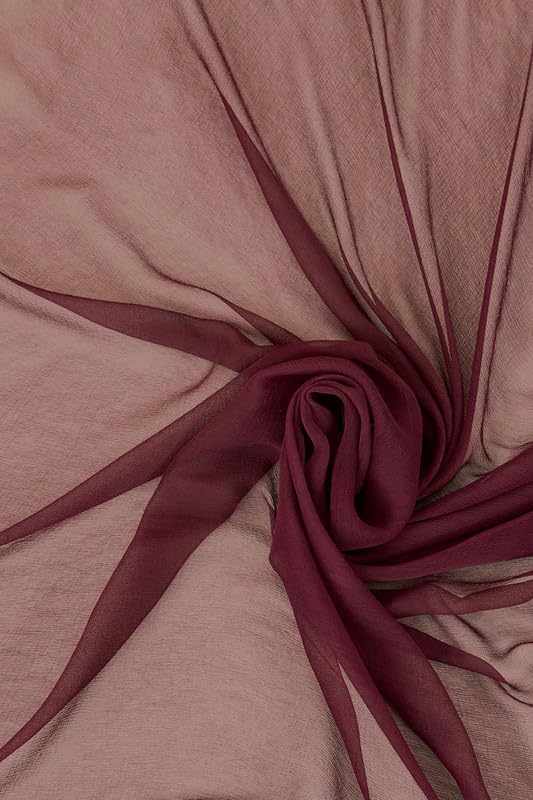 Soch Womens Maroon Embellished Georgette Alia Cut Suit Set