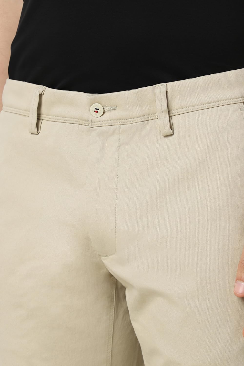 Van Heusen Men's Slim Casual Pants (VSTFUSLPF28524_Beige