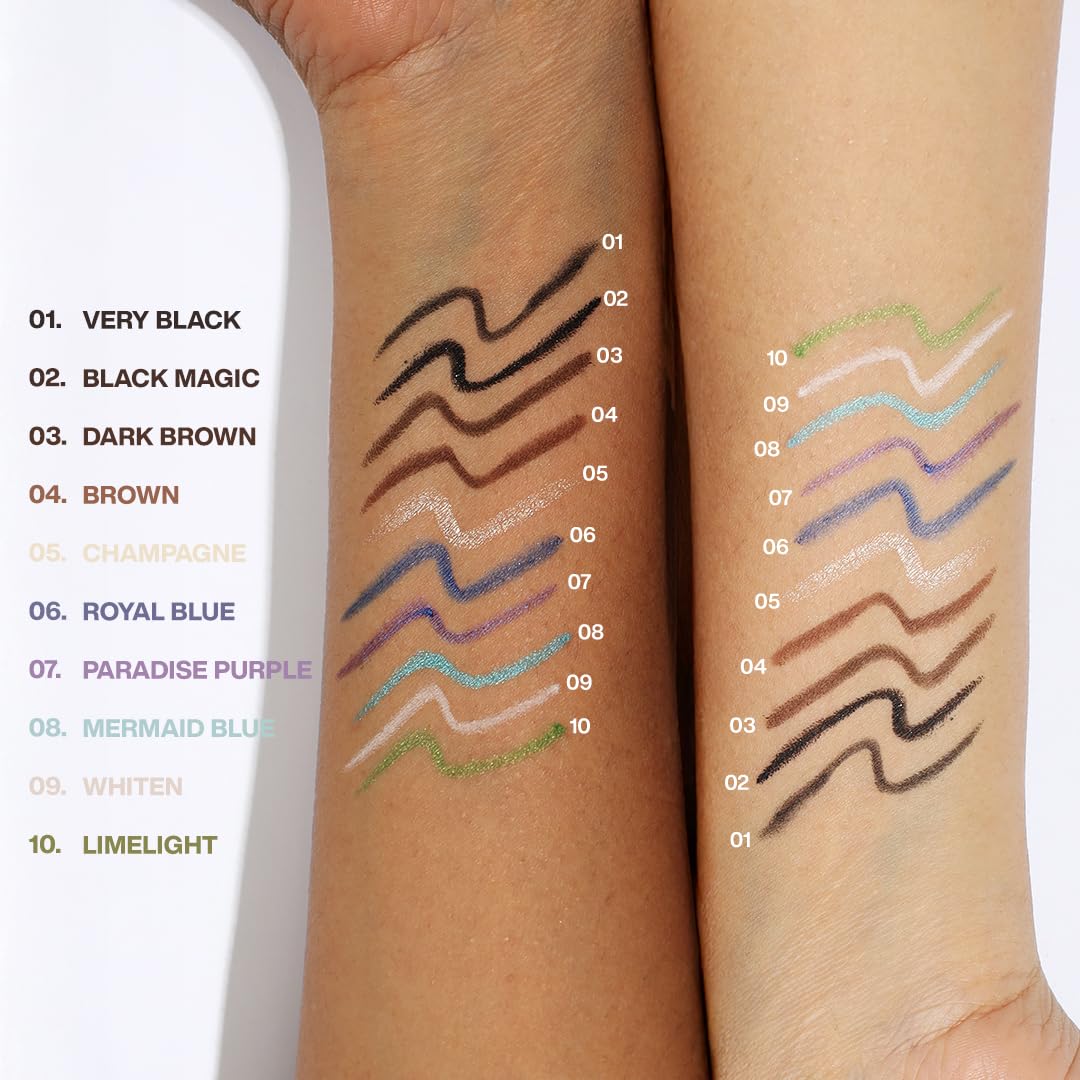 L.A. Girl Glide Gel Eyeliner Pencil – Limelight Long-Lasting, Smudge-Proof, Smooth Application, Waterproof Formula for All-Day Wear, Intense Pigment, Cruelty-Free Eye Makeup, 1.2g