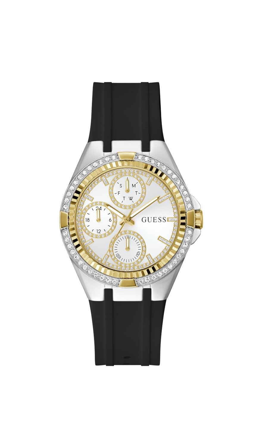 Guess Savvy 39 mm Silver Dial Multi-Function Women Watch- GW0879L1