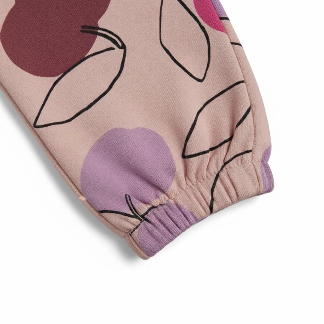 Mothercare Girls Essentials Printed Joggers - Pink