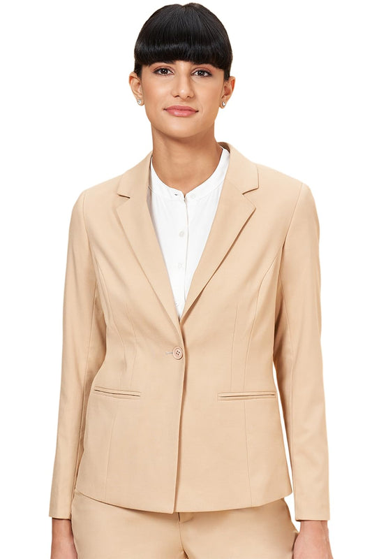 Annabelle by Pantaloons Women's Classic Blazer (110149138010_Pebble