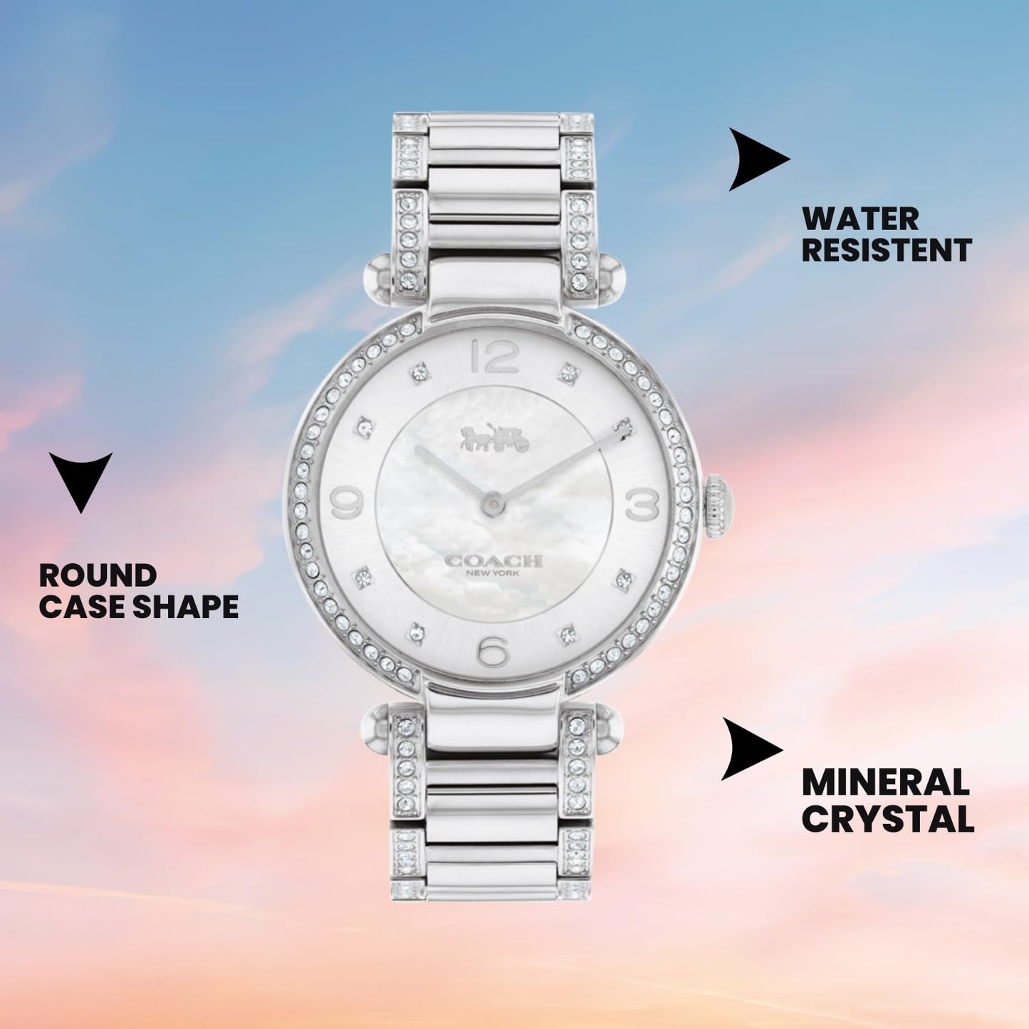 COACH Analog Silver Dial Women's Watch-14503830