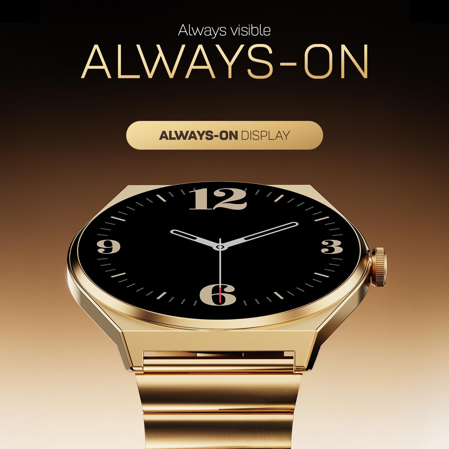 Fire-Boltt Phoenix Nova Smartwatch 1.43” Slim Super AMOLED Display, 466x466 Pixel Always-On Display, Bluetooth Calling, Health Tracker for Men & Women Olive Rush
