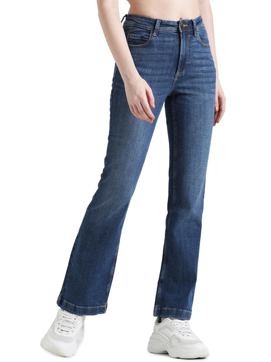 ONLY Women's Regular Jeans (15329354-Dark Blue Denim_Dark