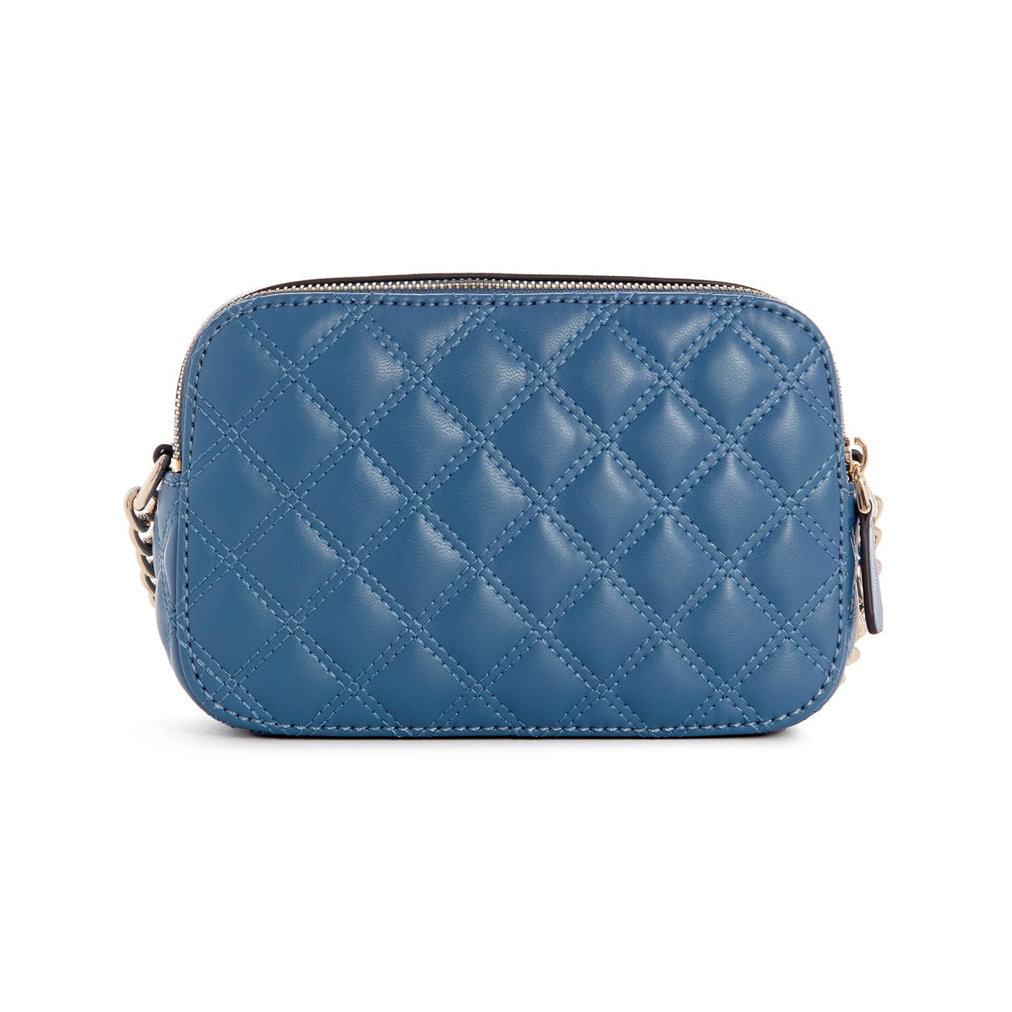 GUESS Women's Blue Quilted Camera Bag| Ladies Purse Handbags | Gift For Ladies