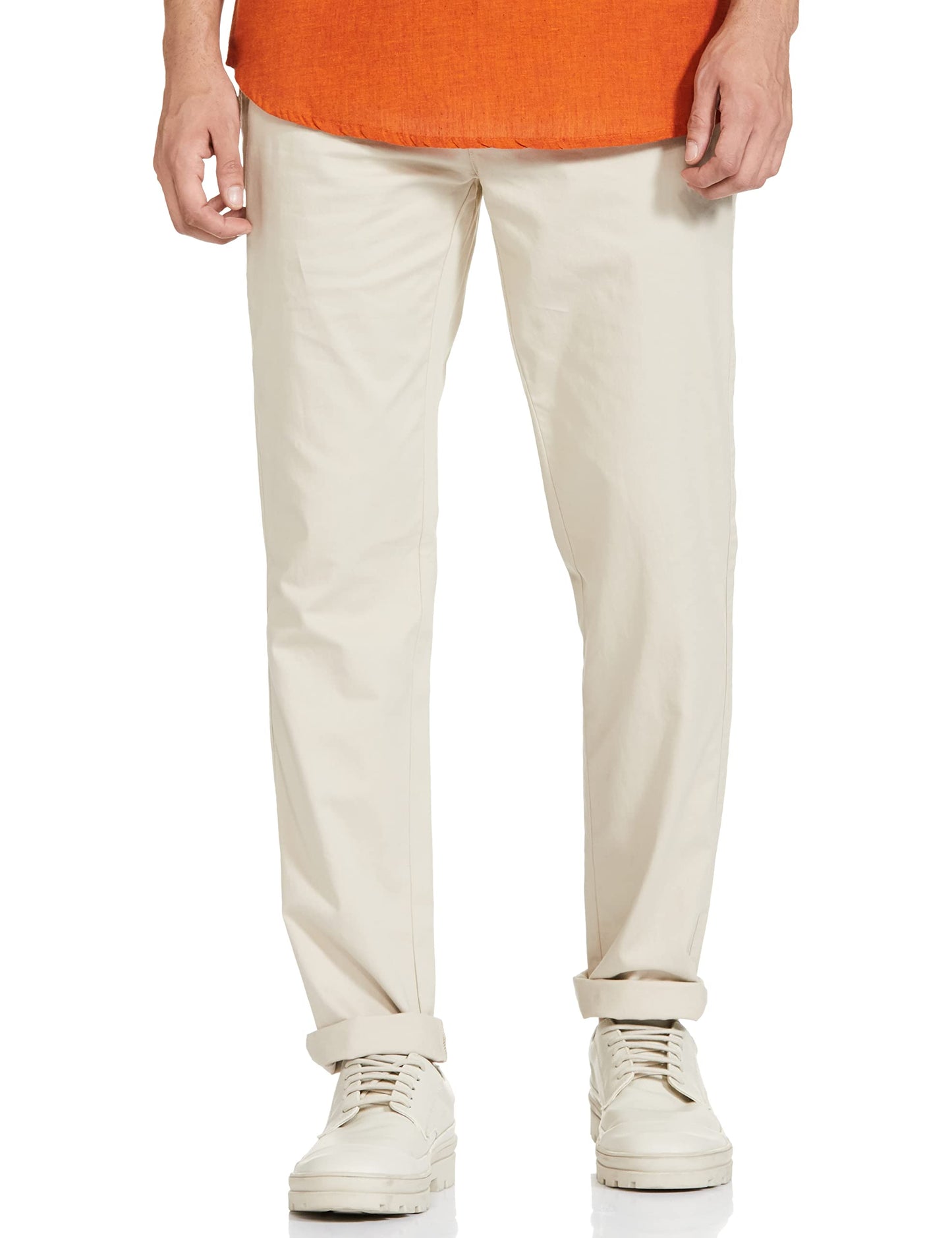 Max Men's Regular Pants (NOOSEP2221BE_Beige_32)
