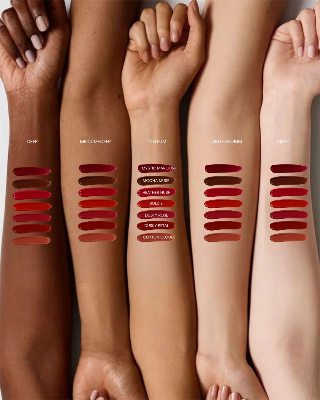 Noak Velvet Matte Liquid Lipstick for Women | Waterproof, Smudge-Proof & Transfer-Proof | Long-Lasting up to 8Hrs | Bold & Highly Pigmented | Cruelty-Free | 5ml (Dusky Petal)