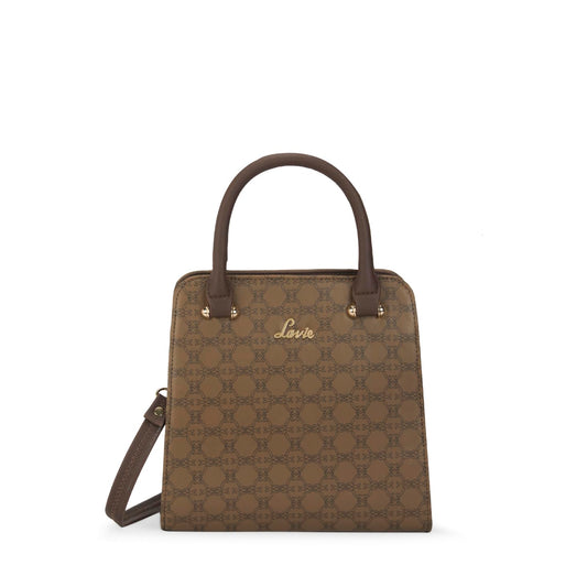 Lavie Women's Mono Ushawu Small Satchel Handbag for Women | Satchel Bag for Work | Ladies purse | Stylish Shoulder Bag | Gift For Women