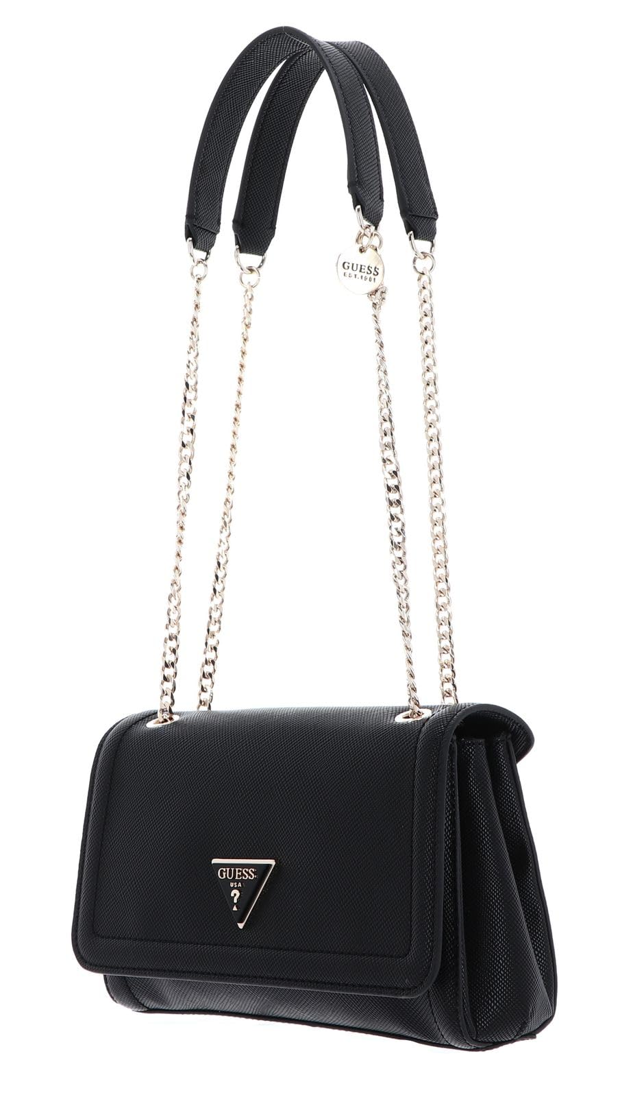 GUESS Women's Black Printed Crossbody Bag| Ladies Purse Handbags | Gift For Ladies