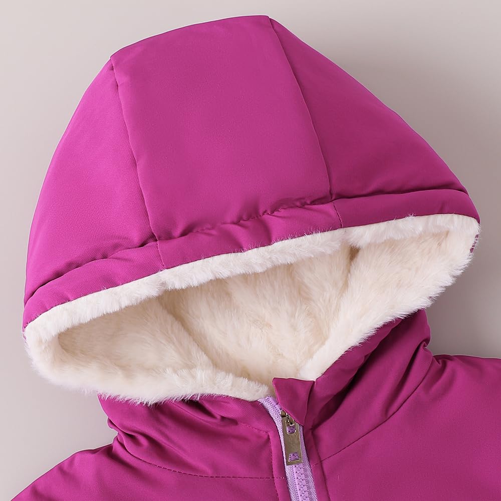 Hopscotch Girls Full Sleeves All Over Print Print Purple Jackets For Ages (7-8 Years)