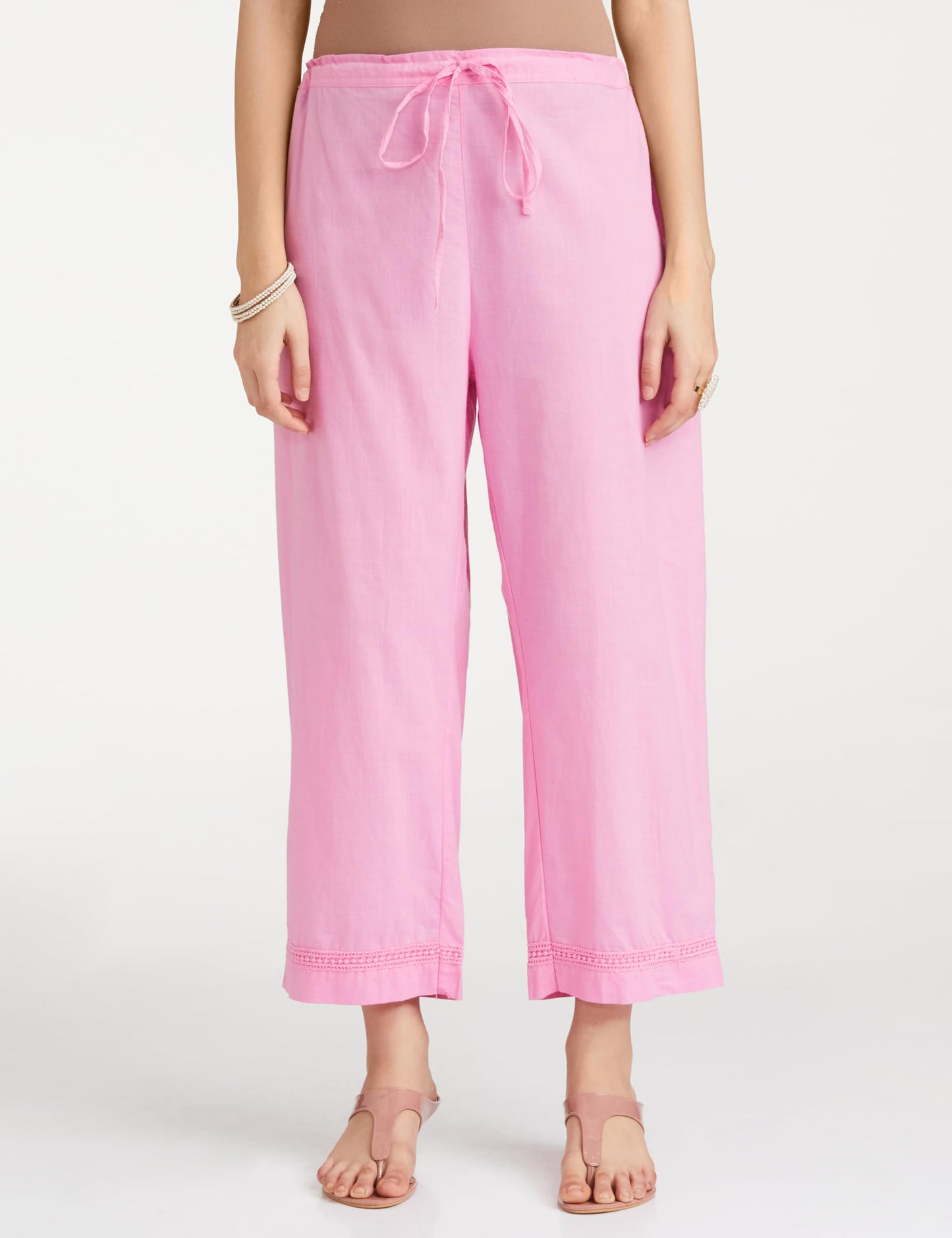 BIBA Cotton Women Printed Straight Salwar Kurta Dupatta(Skdassorted7477E_Black_34)