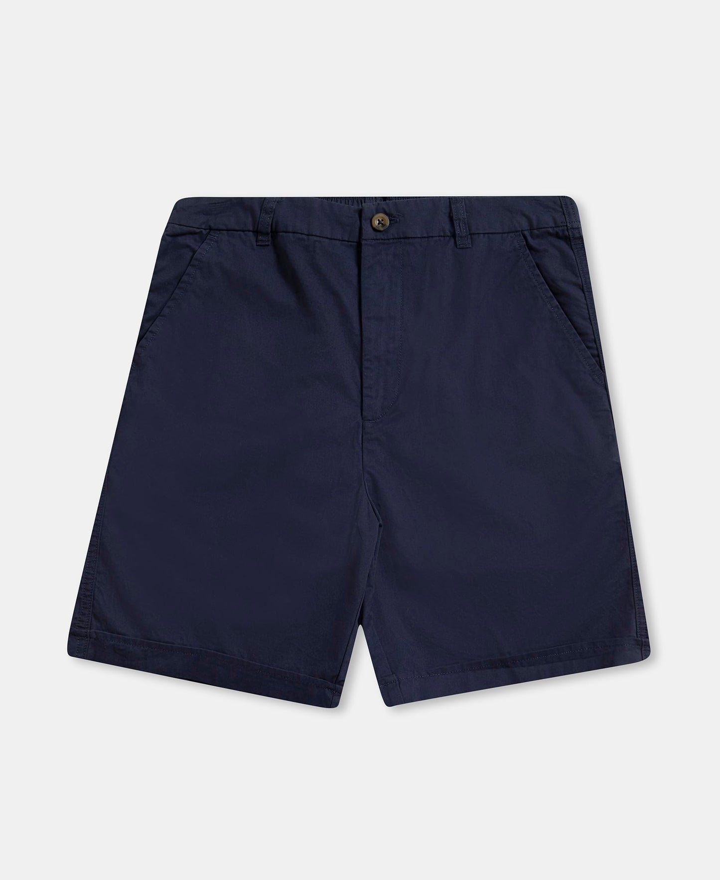 Jockey A125 Women's Super Combed Cotton Woven Twill Fabric Relaxed Fit Shorts with Convenient Side Pockets_Navy Blazer_M