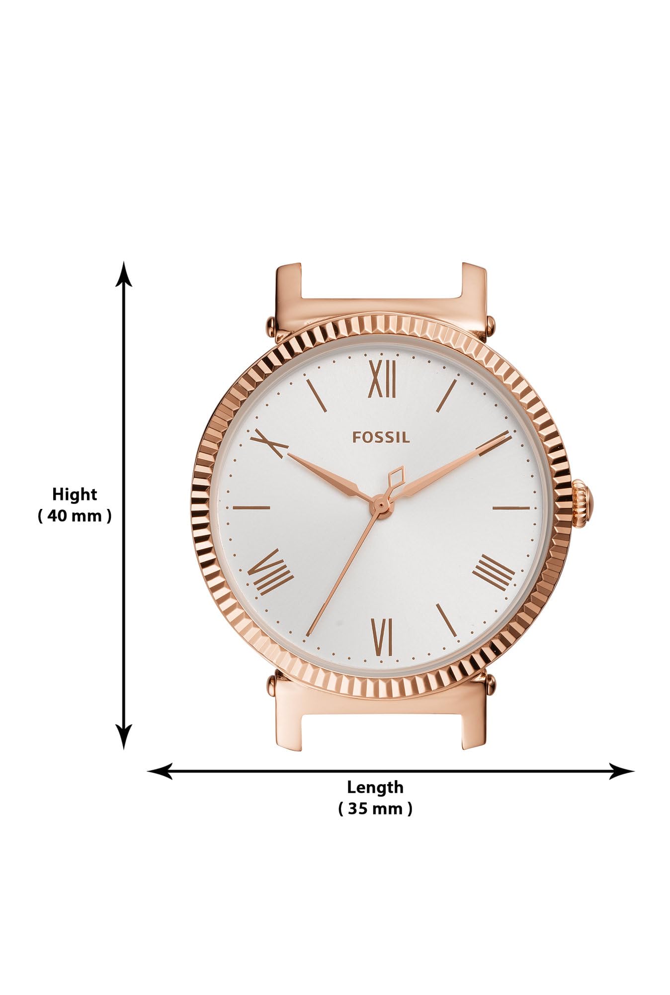 Fossil Women Leather Analog Silver Dial Watch-Es4794, Band Color-Beige