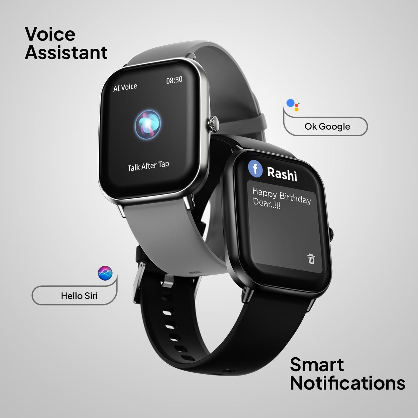 Fire-Boltt Ninja Call Pro Max Smart Watch 2.01 inch Display, Bluetooth Calling, 120+ Sports Modes, Health Suite, Voice Assistance (Black)