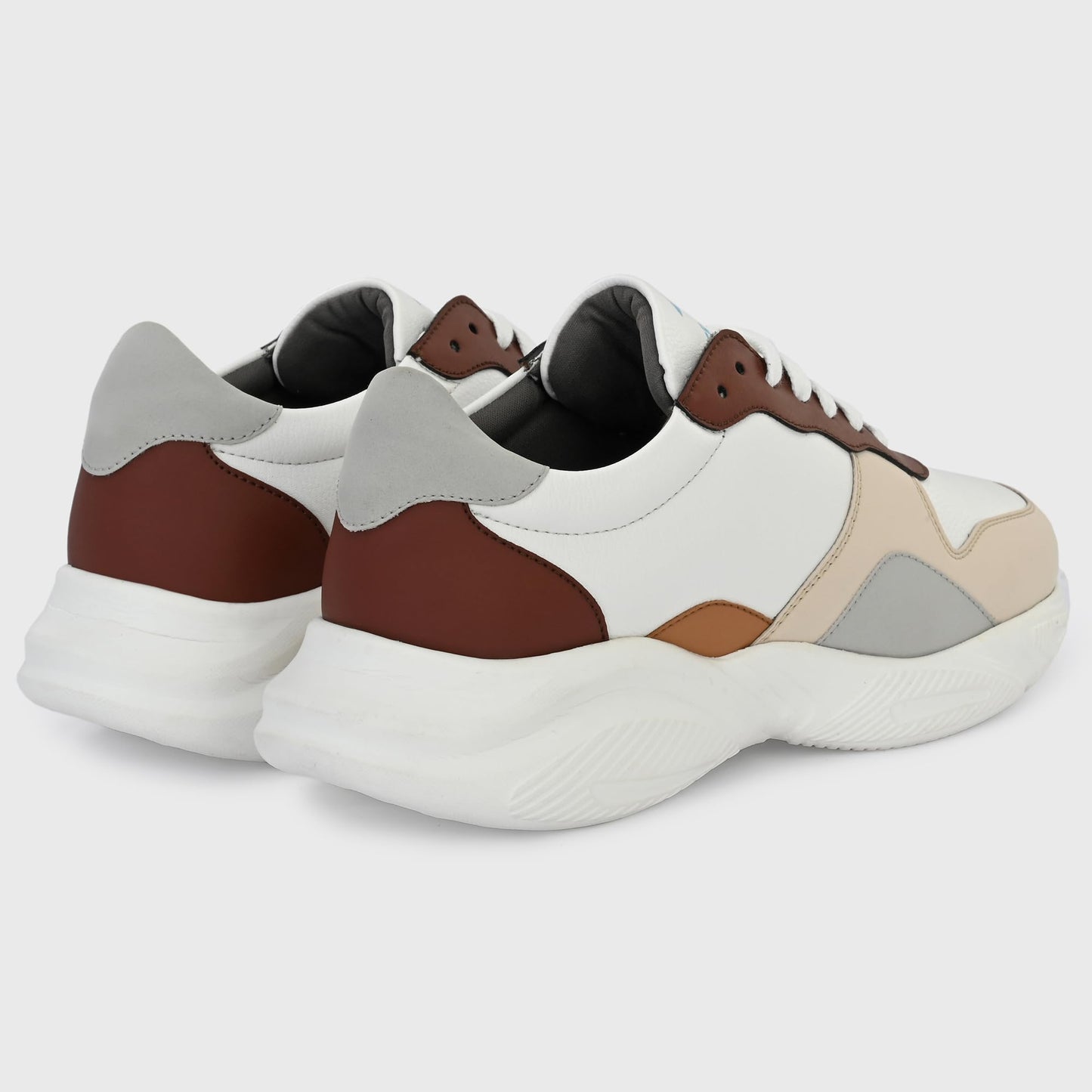 Cruiser Men's Fleix Beige Chunky Sneakers_9 UK (2528-6)