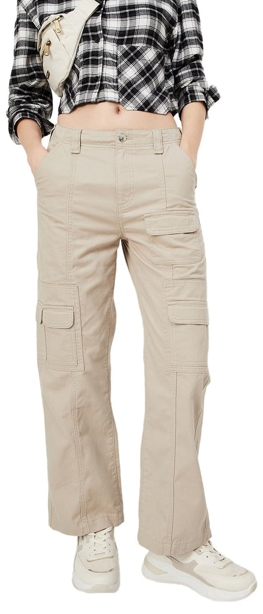 Max Women's Regular Pants (STEEN4D_Beige
