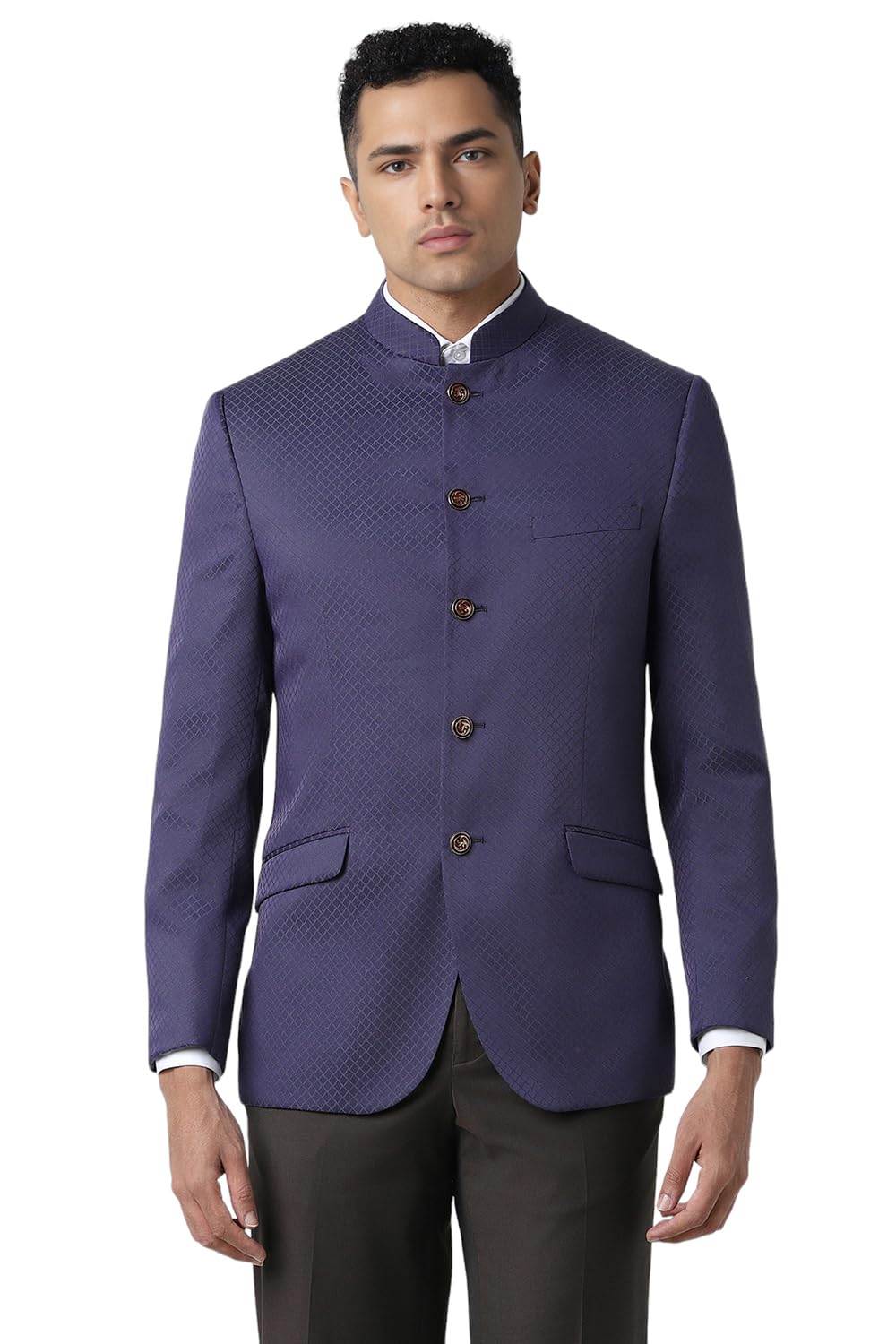 Van Heusen Men's Blazer (VHBZCSLFD35538_Purple