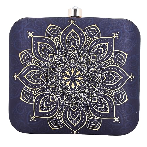 SHOP SWAG Abstract Printed Clutch Bag for Women | Stylish and Modern Design | Perfect for Day and Night Events | Versatile Accessory to Complement Any Outfit | Must-Have Fashion Statement
