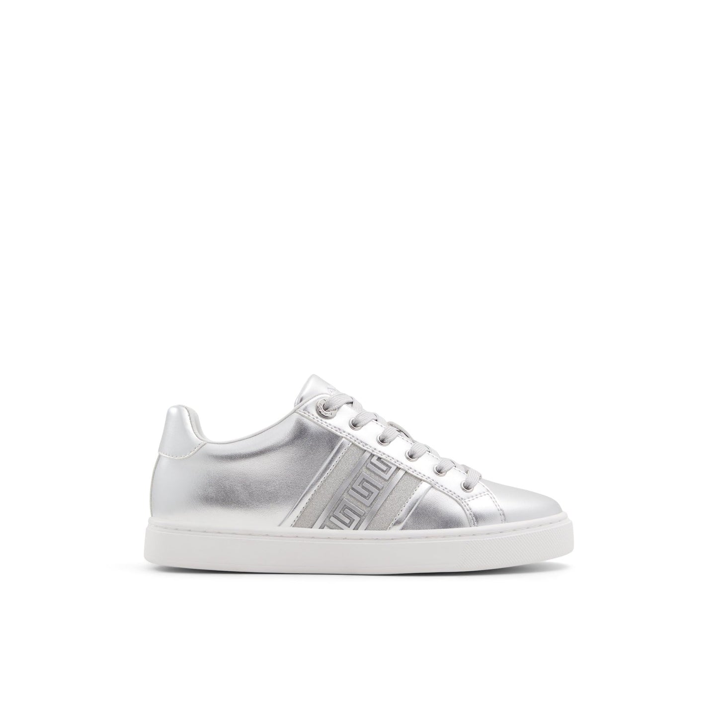 Aldo PALAZZI-IN044 Ladies Silver Flat Sneakers