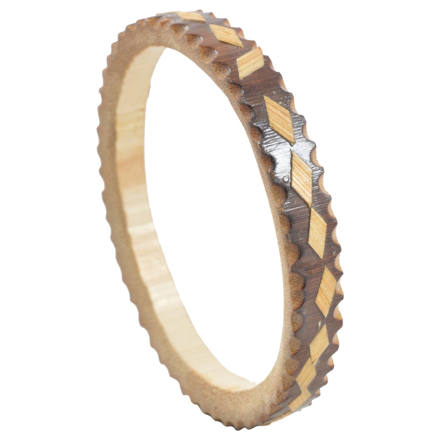 TY BoutiqueCarved Bamboo Bangle