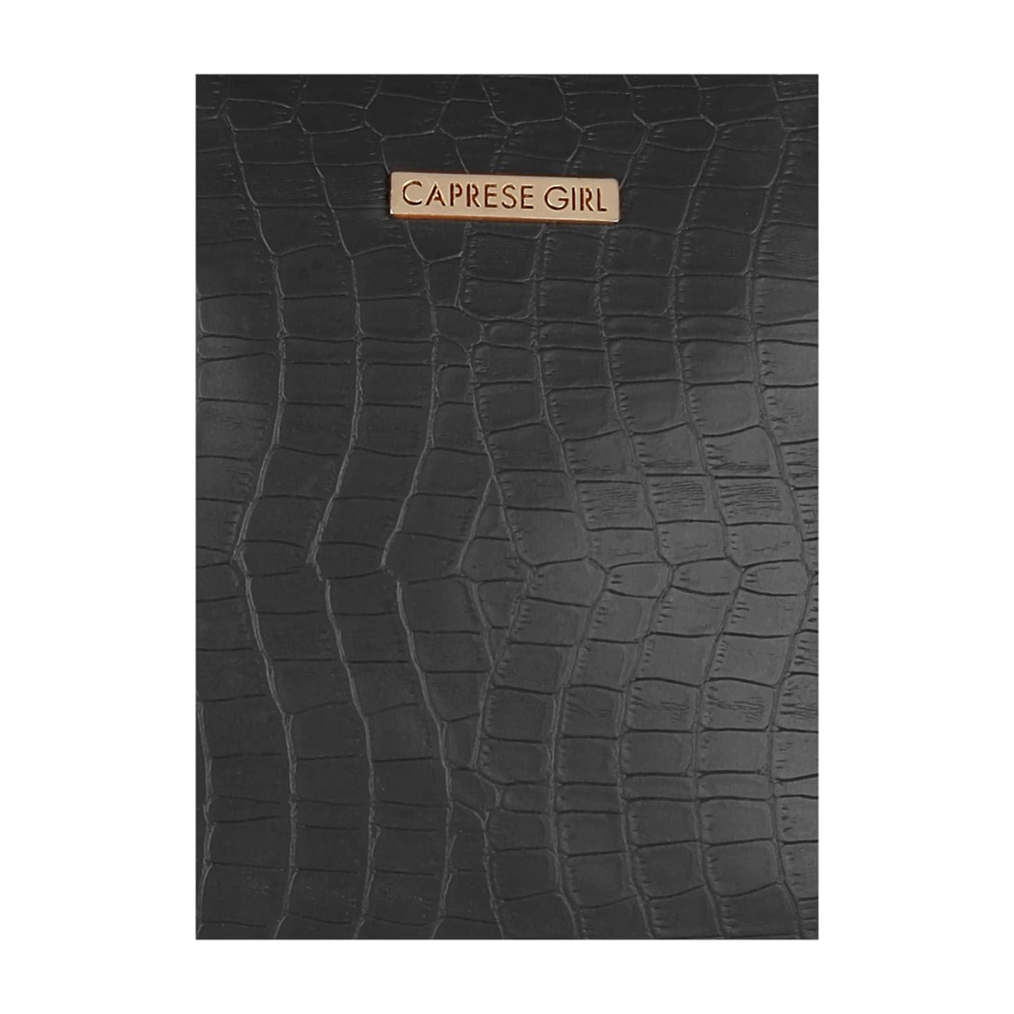 Caprese womens ELIZA T Large BLACK Tote Bag