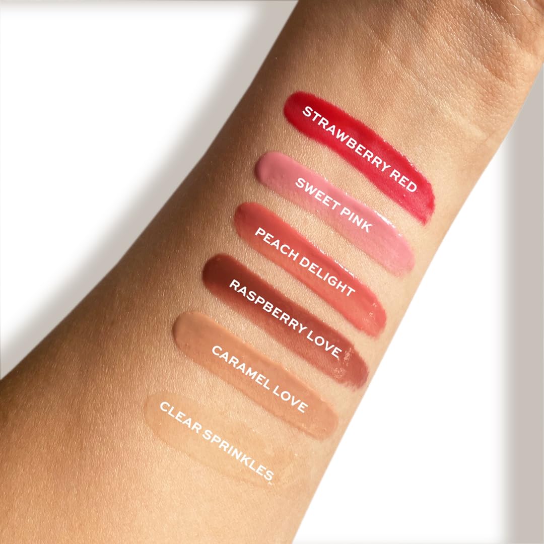 Makeup Revolution Lip Shake Clear Sprinkles Long Lasting,Smoothening, Moisturizing, Lip Gloss