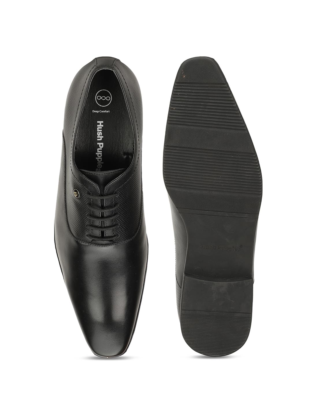 Hush Puppies Men Formal Shoes - Black (9 UK)
