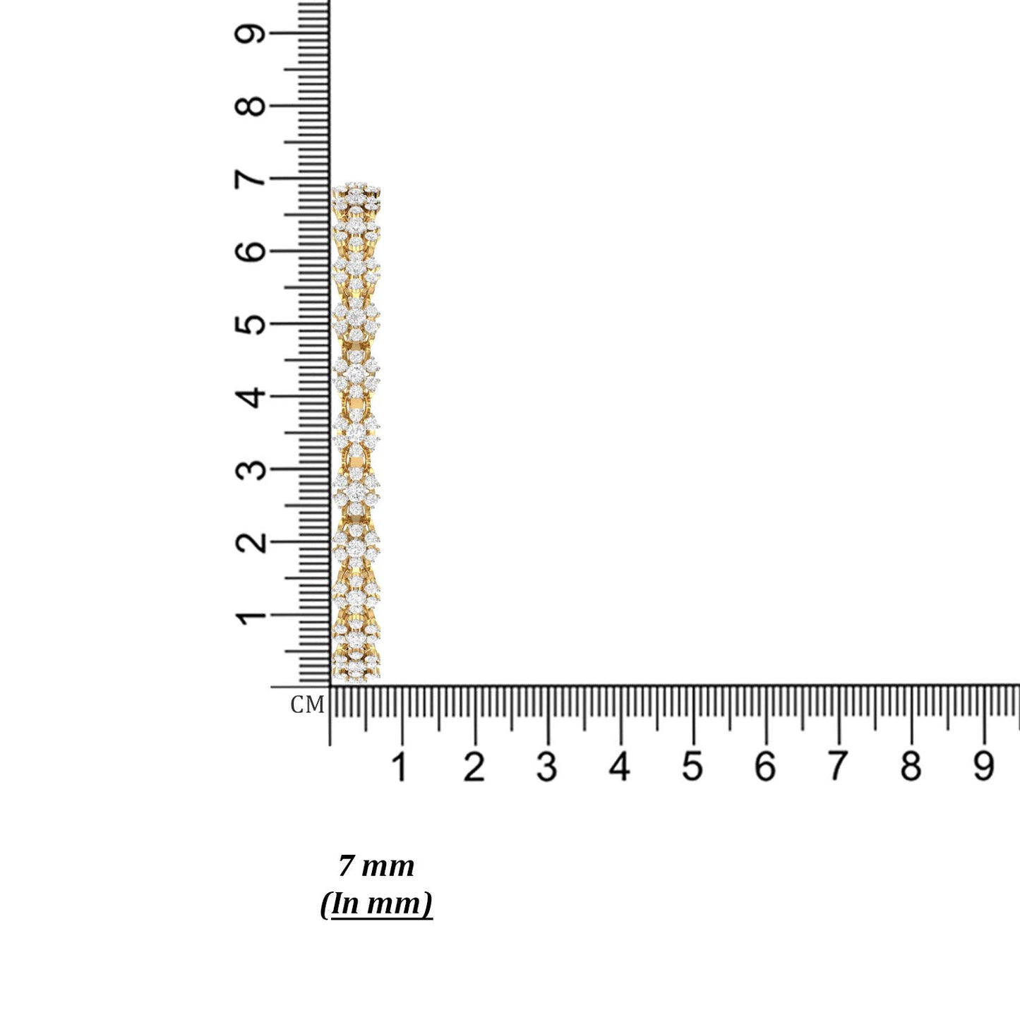 PC Jeweller 14k (585) Yellow Gold and Solitaire Bangle for Women