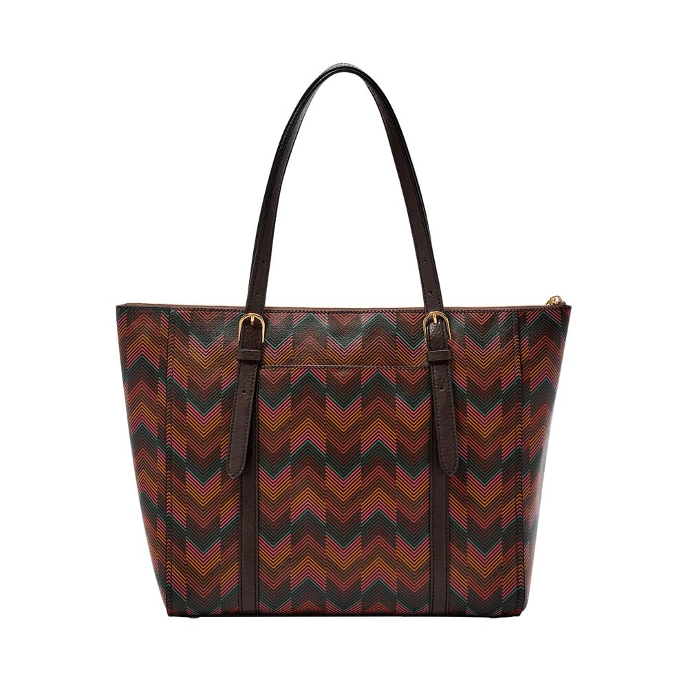 Fossil Women's Carlie Tote Bag, Harlow Multi Print