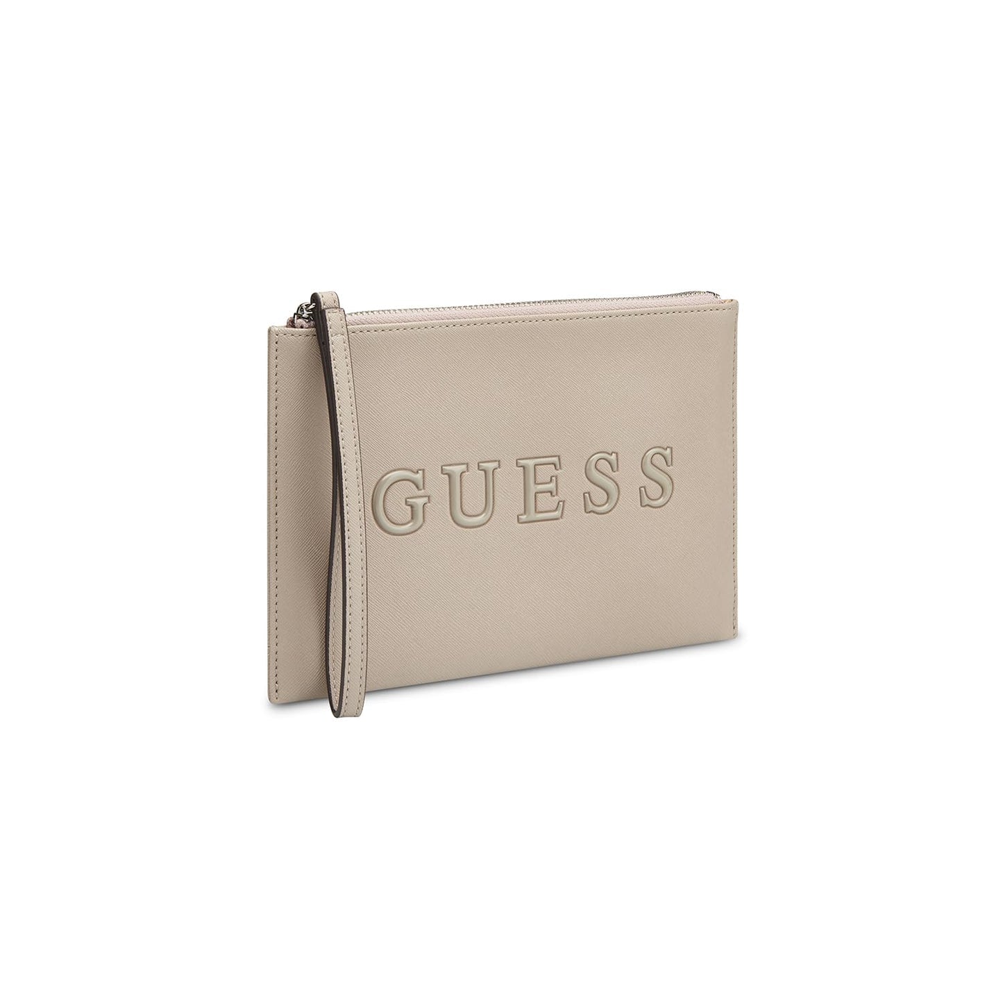GUESS Women's Taupe Textured Wallet| Ladies Purse Handbags | Gift For Ladies