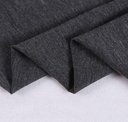 Khakey Men's Round Neck Half Sleeve Pure Cotton Dark Melange Plus Size T-Shirt | Tshirt for Men 3XL