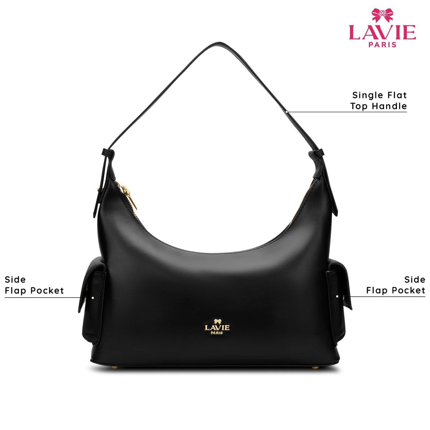LAVIE PARIS Women's Pisa Hobo Bag | Hobo Handbag for Work | Ladies Purse | Stylish Shoulder Bag | Gift For Women