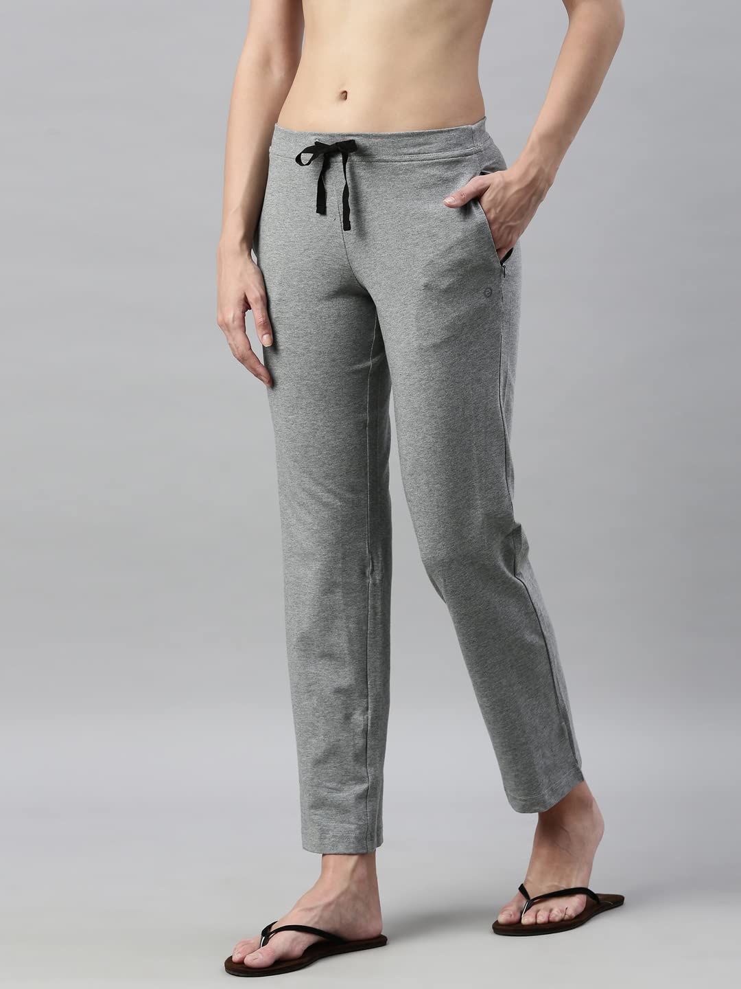 Enamor Essentials E014 Women’s Slim Fit Stretch Cotton Lounge Pants